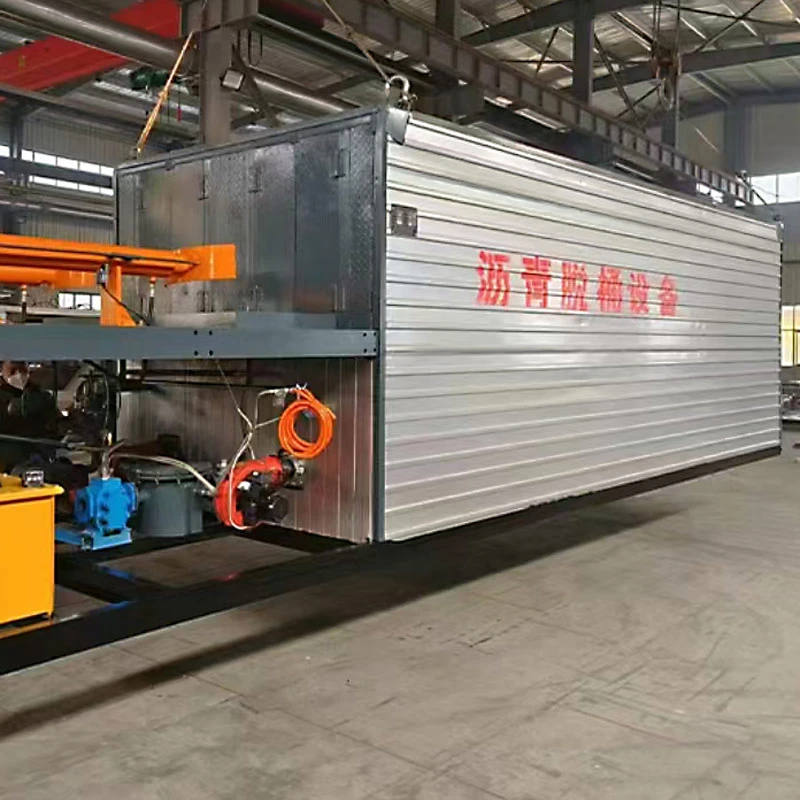 Nhà máy trộn nhựa đường gắn trên bánh xe